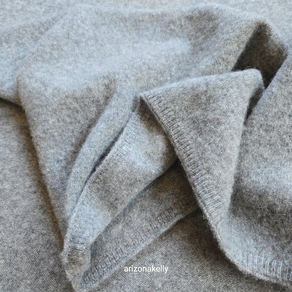 NWOT Zara Cashmere Scarf Grey Wrap Oversized - Picture 9 of 15